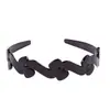 Zhuo Mingxia Variedad de Café Negro Fondo Ondulado Diademas Anchas Delgadas Diademas de Baño Diademas Unisex para Lavado de Cara Fabricante Venta al por Mayor
