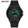 Reloj Sanda Reloj Juvenil Multifuncional Moda Versión Coreana Exterior Impermeable Deportivo Electrónico Reloj de Hombre Venta Directa Venta al por Mayor