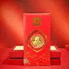 Sobre Rojo Puro Año del Caballo, Hazte Rico Inmediatamente, Atrae Riqueza, Moneda de Lámina de Oro, Moneda Conmemorativa, Regalo de Año Nuevo, Venta al por Mayor
