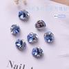 Joias para Nail Art Multifacetadas, Diamantes Empilhados, Luxo Acessível Super Brilhantes Quadrados Grossos Diamantes K9, Diamantes Empilhados, Joias de Diamante para Nail Art Acabamento Manual de Alta Qualidade