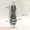 Roda Amortecedora com Mola e Placa, Rolamento de Roda Universal Giratório em Aço Inoxidável, Trilha para Porta de Correr de Pátio, Roldana com Canaleta Tipo Huv