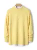 26 Nueva colección Otoño/Invierno: suéter de punto de ochos grueso en toda la prenda, cuello redondo ligeramente alto, 100% lana, casual, cuello alto, versátil para usar en capas