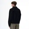 Chaqueta de mezclilla con solapas de colorblock estilo retro americano para hombre, chaqueta de mezclilla de trabajo holgada de moda para primavera y otoño para hombre