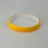 Pulseira de Borracha Elástica Pintada em Spray de Duas Cores, Preto e Branco, Pulseira de Silicone Simples Pintada em Spray, Pulseira de Silicone de Duas Cores