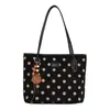 Bolsa de mano grande de lunares nueva y elegante para venta al por mayor transfronteriza, bolso de mano versátil exquisito para el día a día, bolso de hombro, moda moderna