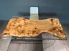 # Mesa de Rio em Resina Epóxi Madeira Maciça Placa Grande Mesa de Chá Mesa de Chá Oceânica Mesa de Jantar Mesa de Café Placa Inteira Mesa de Escritório Chá