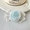 Tela de encaje de flor de camelia súper hada Accesorios de lazo DIY Bolsa Flor para zapato Accesorios para sombrero Accesorios para ropa