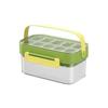 Molde de silicona para cubitos de hielo, refrigerador creativo, gran capacidad, para el hogar, almacenamiento de hielo, molde de hielo congelado rápidamente