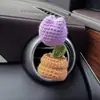 Perfume para Coche Aromaterapia Salida de Aire del Coche Fragancia Desodorización Suministros de Decoración Interior del Coche Adornos Tejidos en Maceta DIY