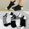 Chegada Nova Meias Femininas 100% Algodão, Meias Cano Curto Fofas de Gato Cartoon Primavera e Verão, Meias Coloridas Estilo Coreano 100% Algodão Atacado Fabricante