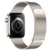 Adecuado para Apple Watch 11 correa de acero milanés de doble sección magnética simple correa de reloj Apple Ultra 2