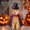 El juego de decoración de Halloween para mascotas más vendido de Ali incluye varios sombreros de bruja, capas y accesorios, disfraces completos para gatos y perros al por mayor