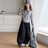 Conjunto de Ropa para Niña Primavera/Otoño 2026 Nueva Moda Sudadera Rayada Elegante y Pantalones Casuales de Algodón Conjunto de Dos Piezas para Niñas