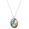 Colar com pingente de pedra colorida feminino de alto padrão corrente para clavícula com contas DIY primavera e verão joias transfronteiriças Europa e Estados Unidos atacado