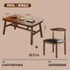 Mesa de Comedor para Hogar Sala de Estar de Apartamento Pequeño Mesa de Comedor Rectangular Mesa de Comedor para Habitación de Alquiler Mesas y Sillas Comerciales Sencillas para Catering