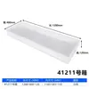 Contenedor de plástico extra grande para volteo, caja de plástico, charola cuadrada, charola comercial, charola rectangular para piezas, charola poco profunda, charola industrial de plástico