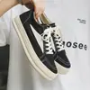 Zapatos de Lona Gruesa con Triángulo Invertido de Nicho para Hombre para Primavera, Zapatillas Deportivas Retro Versátiles Casuales que Aumentan la Altura, Zapatos de Hombre Estilo Ro