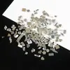 Arte de Uñas Diamante de Forma Especial de Fondo Plano Nuevo K9 Imitación Huazi Perforado Blanco Marquise Rombo Joyería de Diamantes para Uñas Venta al por Mayor