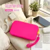 Bolsa Cosmética Cuadrada de Silicona, Bolsa con Cremallera de Gran Capacidad, Bolsa Impermeable para Guardar Documentos y Pasaportes, Bolsa de Viaje para Exteriores, Personalizada