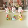 Accesorios de Resina Conejo Lindo Flor DIY Accesorios de Pegamento de Crema Funda de Teléfono Diadema Pasador Accesorios para el Cabello Vaso de Agua Imán para Refrigerador