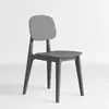 Decoração de casa minimalista nórdica, encosto criativo estilo macaron, banqueta de plástico, tamanho adulto, cadeira de jantar de luxo leve, cadeira espessa para mesas de jantar, cadeira de lazer
