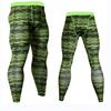 Pantalones deportivos ajustados, elásticos y recortados para hombre, con estampado multicolor, para correr, moda europea y americana, XY931