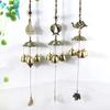 Campanas de viento de aleación de loto colgante de campana de bronce adornos vintage hogar boutique de comercio exterior suministro Yiwu