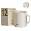 Taza de acero inoxidable 316 transfronteriza con tapa, 12 oz, taza de café elegante, taza de leche para oficina, taza de té