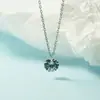 Cadena Clavícula Estilo Coreano Japonés Collar de Chica con Temperamento Simple Versátil para Niñas Tendencia de Personalidad Colgante de Diamante Único Collar para Mujer