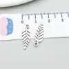 Misturado 100 5 Cores Folhas da Árvore da Vida Vazadas Série Pingente de Liga Pingente DIY Pulseira Colar Acessórios