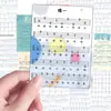 162 Pegatinas de Música Simple para Ukelele, Partitura de Música Pop Simple Clásica, Autoadhesivas para Tocar el Piano y Cantar, Enseñanza DIY
