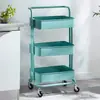Estante de Almacenamiento con Carrito Fabricante Suministra Directamente Estantes de Almacenamiento Móviles de Múltiples Niveles en Múltiples Colores, Simple y Moderno