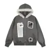 D2026 Cardigan de Calle Americano para Hombre de Moda con Decoración de Parche Chaqueta Casual Venta al por Mayor Suministro Directo 34