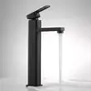 Grifo de Agua Fría y Caliente para Lavabo Estilo Comercio Exterior para Encimera de Baño, Grifo Cuadrado de Agujero Único de Ingeniería