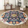 Alfombra de felpa redonda transfronteriza para sala de estar, sofá, mesa de café, tocador, alfombra antideslizante resistente al desgaste, alfombra de dormitorio junto a la cama