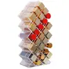 Caja de Labiales y Brillos de Labios Estante Vertical Transparente de Almacenamiento para Cosméticos de Escritorio Caja de Almacenamiento con Compartimentos Verticales Estante Organizador de Gran Capacidad