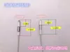 Agulha de ignição de fogão a gás embutida agulha de indução agulha de íon agulha de feedback com linha simples em linha acessórios de ignição de cerâmica
