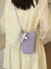 Elegante Mini Bolso Cruzado Tejido para Teléfono para Mujer, Nuevo Verano 2026 Bolso de Hombro Sencillo y Ligero
