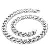 Pulsera de hombre de acero de titanio pulido de dos caras con accesorios de punk rock europeos y americanos chapados en oro de 18 quilates galvanizados, collar de una generación de cabello