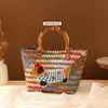 Cesta tejida de Dachshund Souvenir para Damas de Boda, Regalo práctico de alta gama, Caja de regalo de boda, Bolso de mano, Regalo de boda para hermanas
