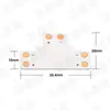 Placa PCB, barra de luz RGB, placa adaptadora de barra de luz colorida, adaptador tipo T, conector FPC sin soldadura