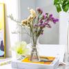 Vaso de cintura moderno simples vitral Ornamentos Estilo nórdico Vaso de flores de mesa Criativo