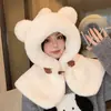 Gorro de Invierno a Prueba de Viento y Frío Cálido tipo Lei Feng para Ciclismo, Suéter para Vehículo Eléctrico, Bufanda de Felpa para el Cuello, Gorro Todo en Uno