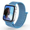 Adequado para Pulseiras de Nylon para Apple Watch, Pulseiras de Tecido de Nylon para Apple Watch, Pulseiras de Argola de Velcro