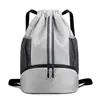 Mochila de Baloncesto con Separación Húmeda y Seca, Bolsa de Natación, Bolsillo con Cierre de Cordón, Mochila Escolar de Doble Hombro, Bolsa de Almacenamiento Deportiva para Hombre, Bolsa Impermeable para Zapatos