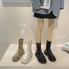 Botas Martin versátiles, simples y elegantes 2026, estilo popular de celebridad de internet, cómodas, versión coreana, suela suave, no cansan los pies, botas para mujer