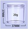 PS Cream Jar 3g-20g Cosmetic Jar Trial Bottling Portable Travel Bottling Plastic Bottle Factory Direct Supply