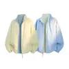 Chamarra con Bloques de Color y Cuello Alto con Logo Personalizado para Hombres y Mujeres, Marca de Moda, Elegante Chamarra Dopamina para Adolescentes, Ropa de Abrigo para Hombres