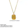 Collar Transfronterizo Estilo Francés de Lujo Ligero Nicho Acero de Titanio para Mujer, No se Desvanece, Nuevo Modelo 2026, Cadena para Clavícula con Colgante Simple y de Gama Alta