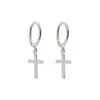 Pendientes de Cruz Sencillos Más Vendidos en Amazon Europeo y Americano para Mujer, Pendientes de Moda con Incrustaciones de Diamante Más Vendidos
